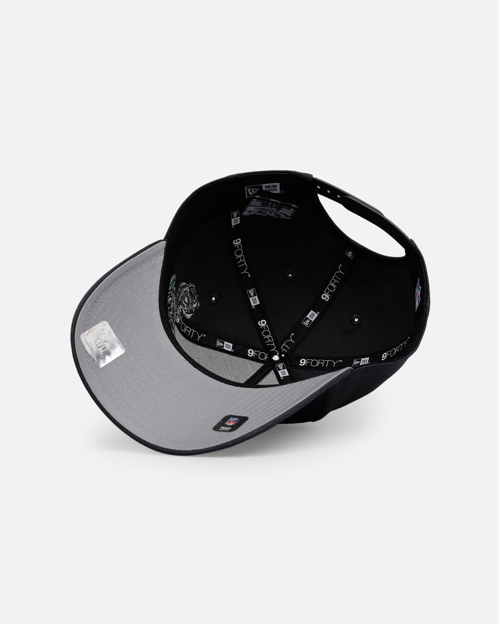 New Era Atlanta Falcons 'Gray Tonal Rose Embroidery' 9FORTY A-Frame Snapback Gray