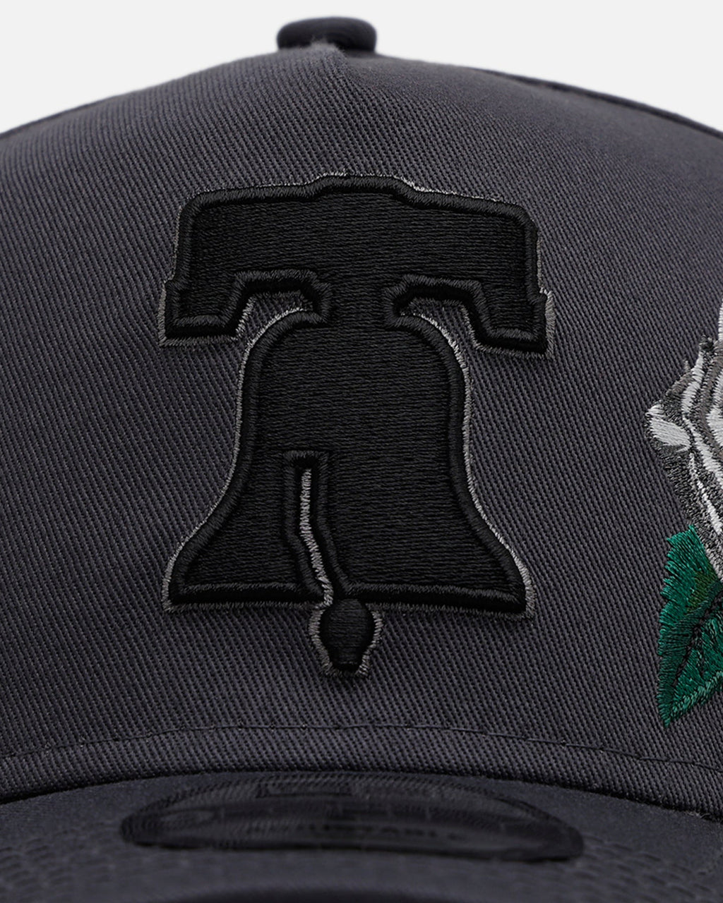 New Era Philadelphia Phillies 'Gray Tonal Rose Embroidery' 9FORTY A-Frame Snapback Gray