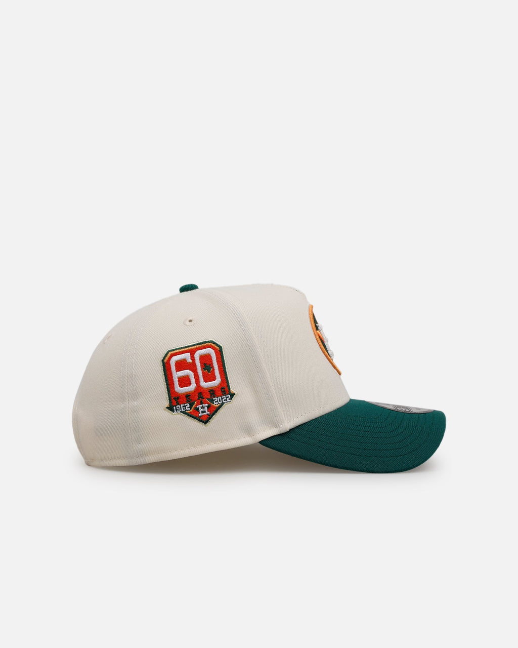 New Era Houston Astros 'Citrus' 9FORTY A-Frame Snapback Chrome/Green/Orange