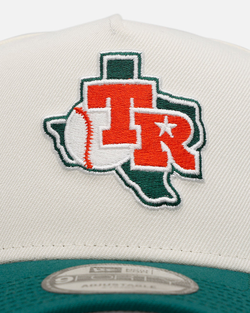 New Era Texas Rangers 'Citrus' 9FORTY A-Frame Snapback Chrome/Green/Orange
