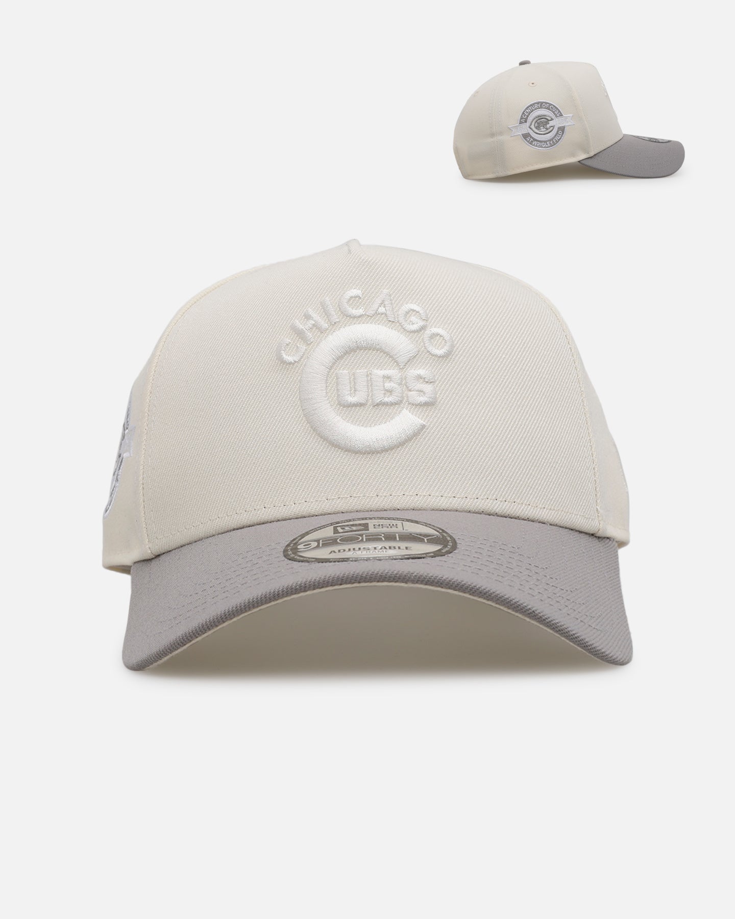 New Era Chicago Cubs 'Too Clean' 9FORTY A-Frame Snapback Chrome