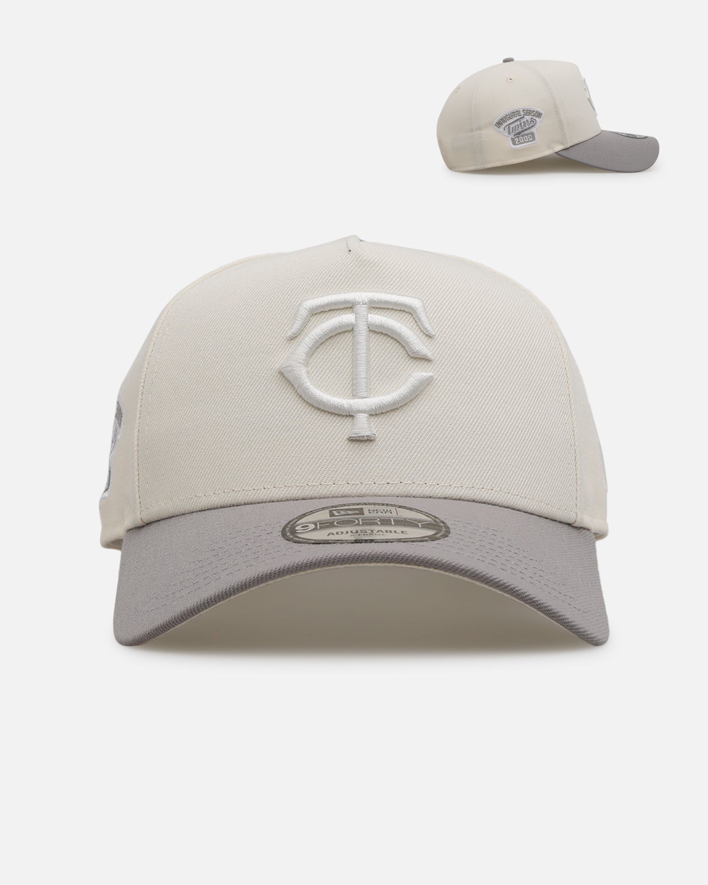 New Era Minnesota Twins 'Too Clean' 9FORTY A-Frame Snapback Chrome