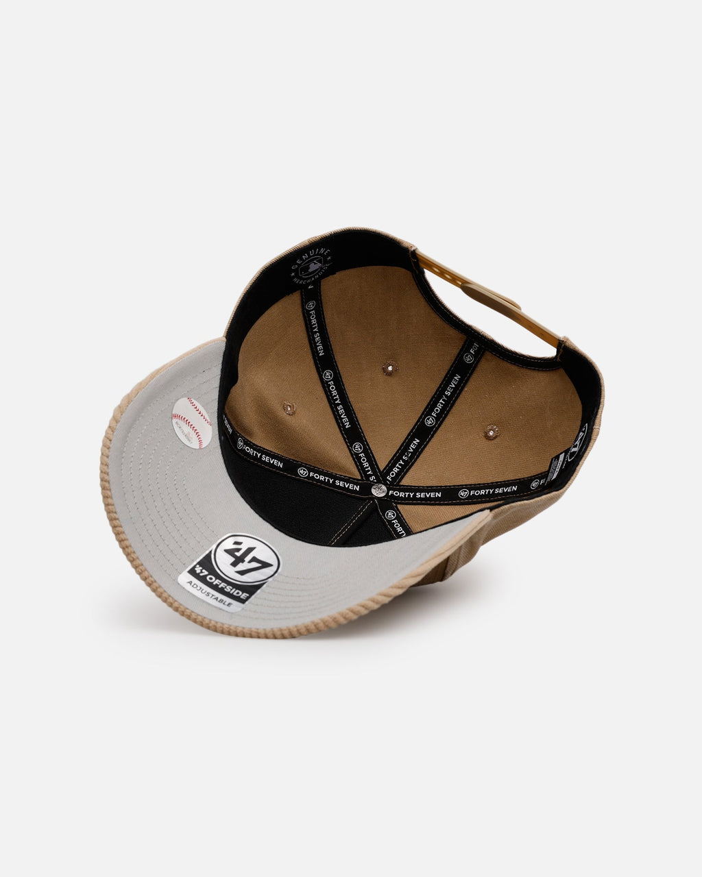 47 Brand Detroit Tigers 'Apollo Cord Khaki' Hitch Snapback Khaki