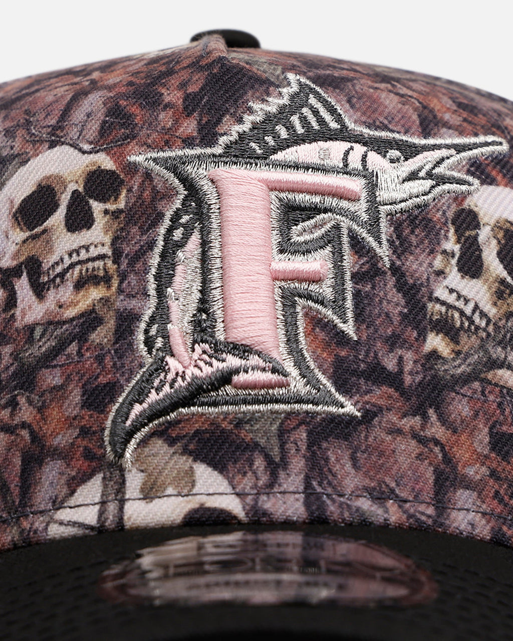 New Era Florida Marlins 'Camo Skulls' 9FORTY A-Frame Snapback Camo