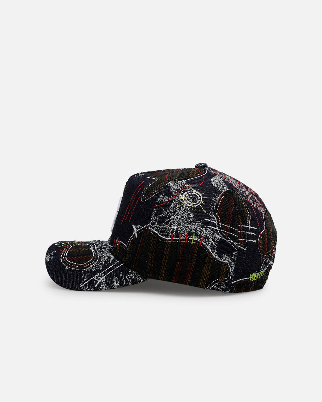 New Era Los Angeles Dodgers 'Running Stitch' 9FORTY A-Frame Snapback Multi
