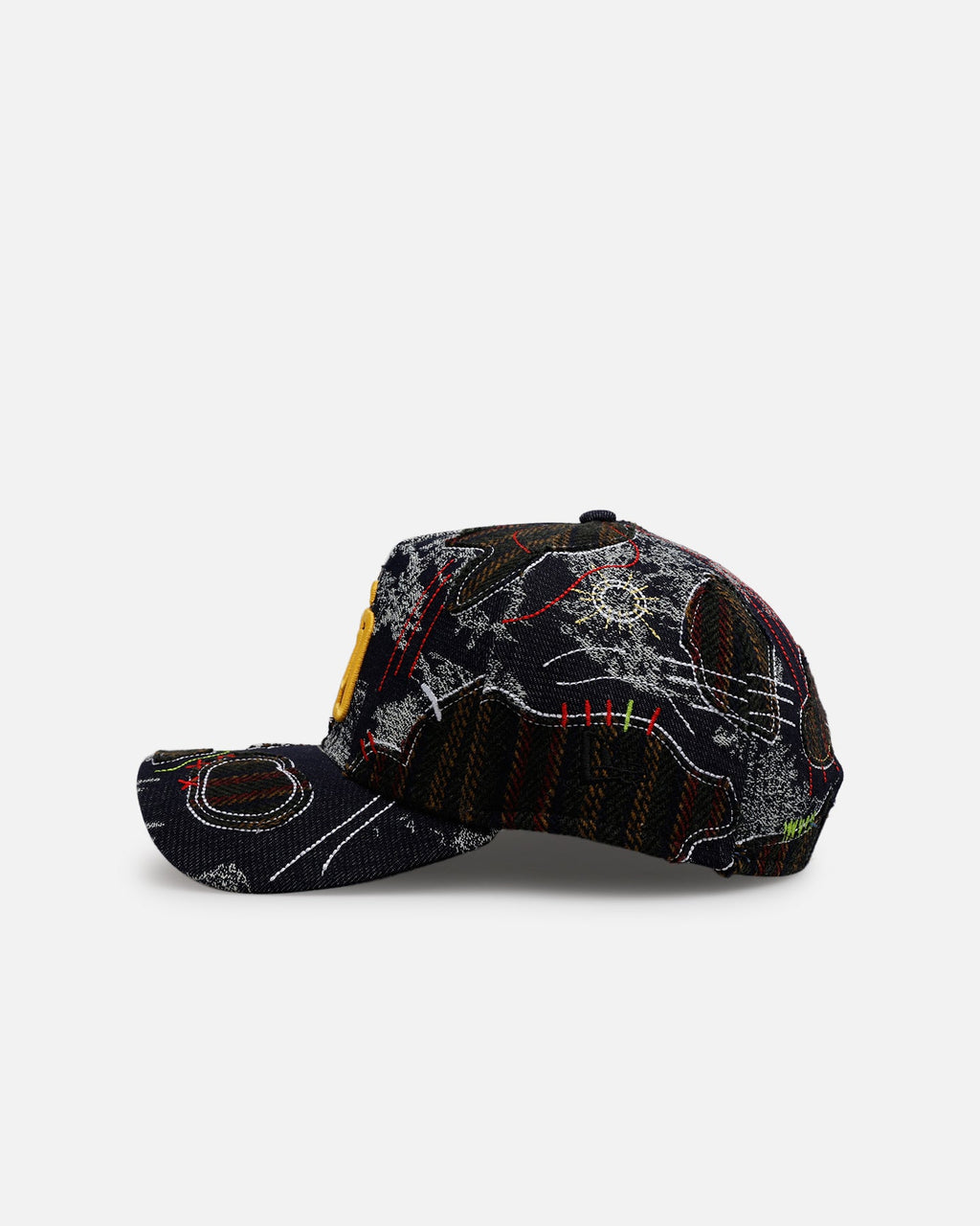 New Era San Diego Padres 'Running Stitch' 9FORTY A-Frame Snapback Multi