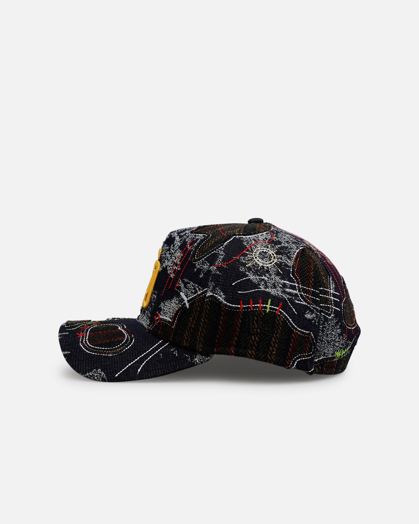 New Era San Diego Padres 'Running Stitch' 9FORTY A-Frame Snapback Multi