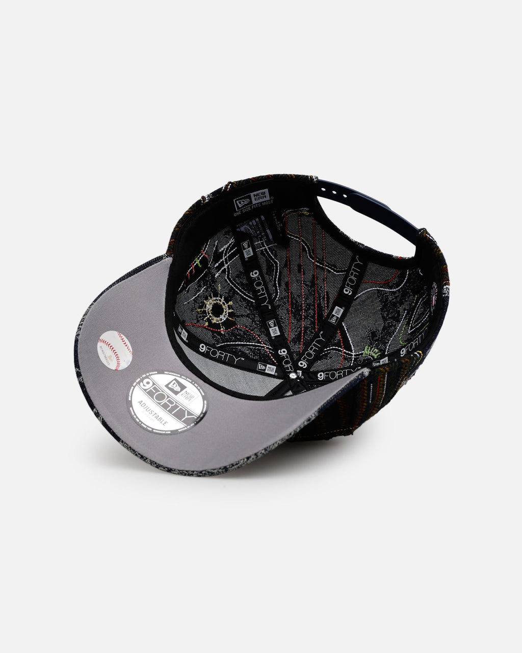 New Era San Diego Padres 'Running Stitch' 9FORTY A-Frame Snapback Multi