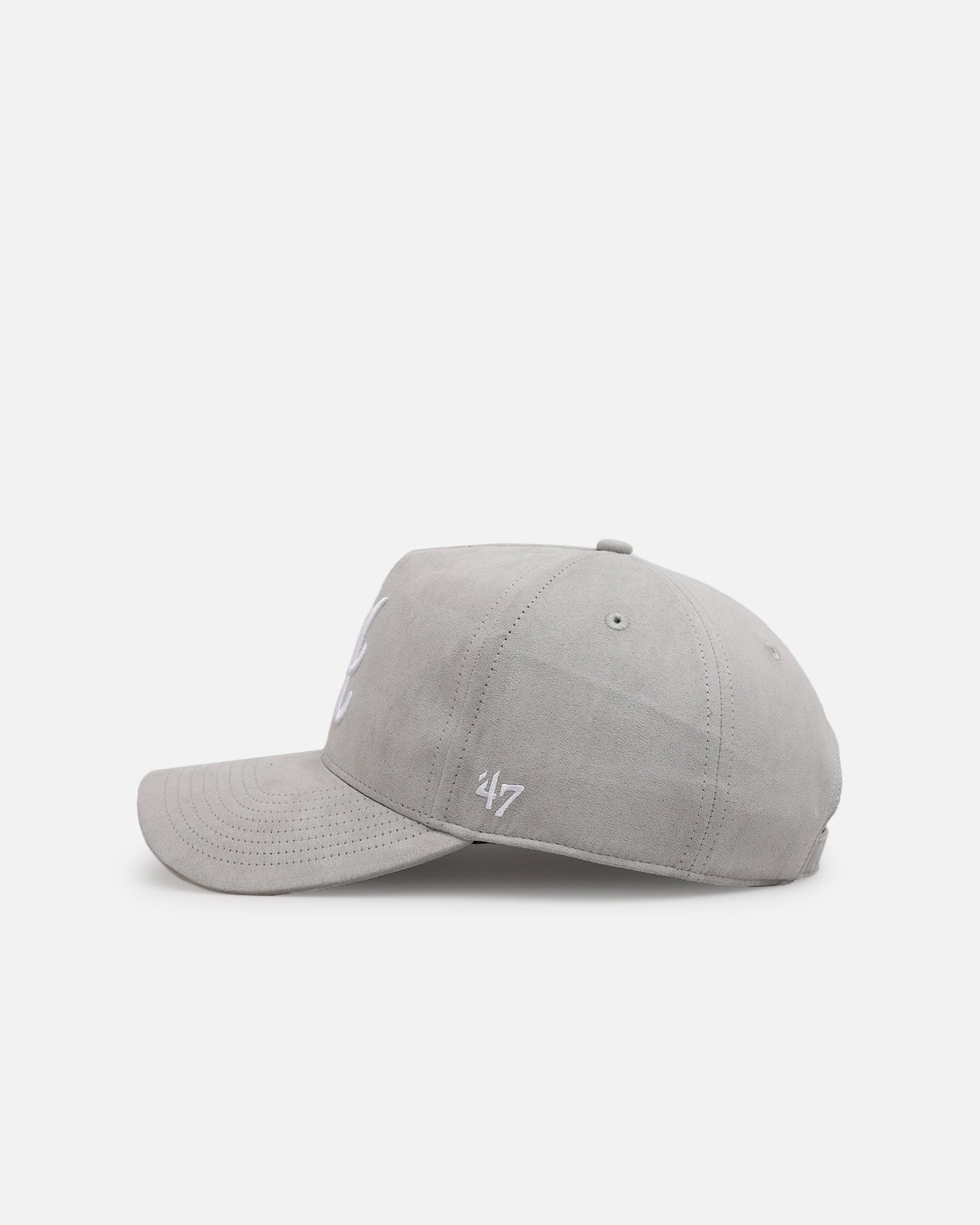47 Brand Atlanta Braves 'Ultrasuede' '47 MVP DT Strapback Gray/White