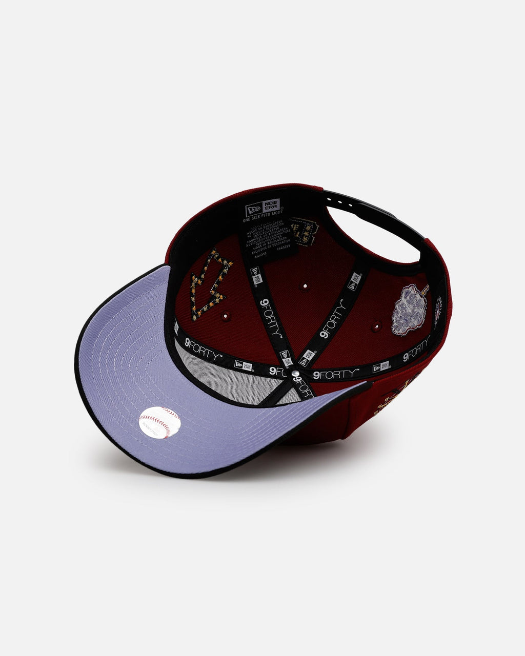 New Era San Diego Padres 'Carnival' 9FORTY A-Frame Snapback Cardinal