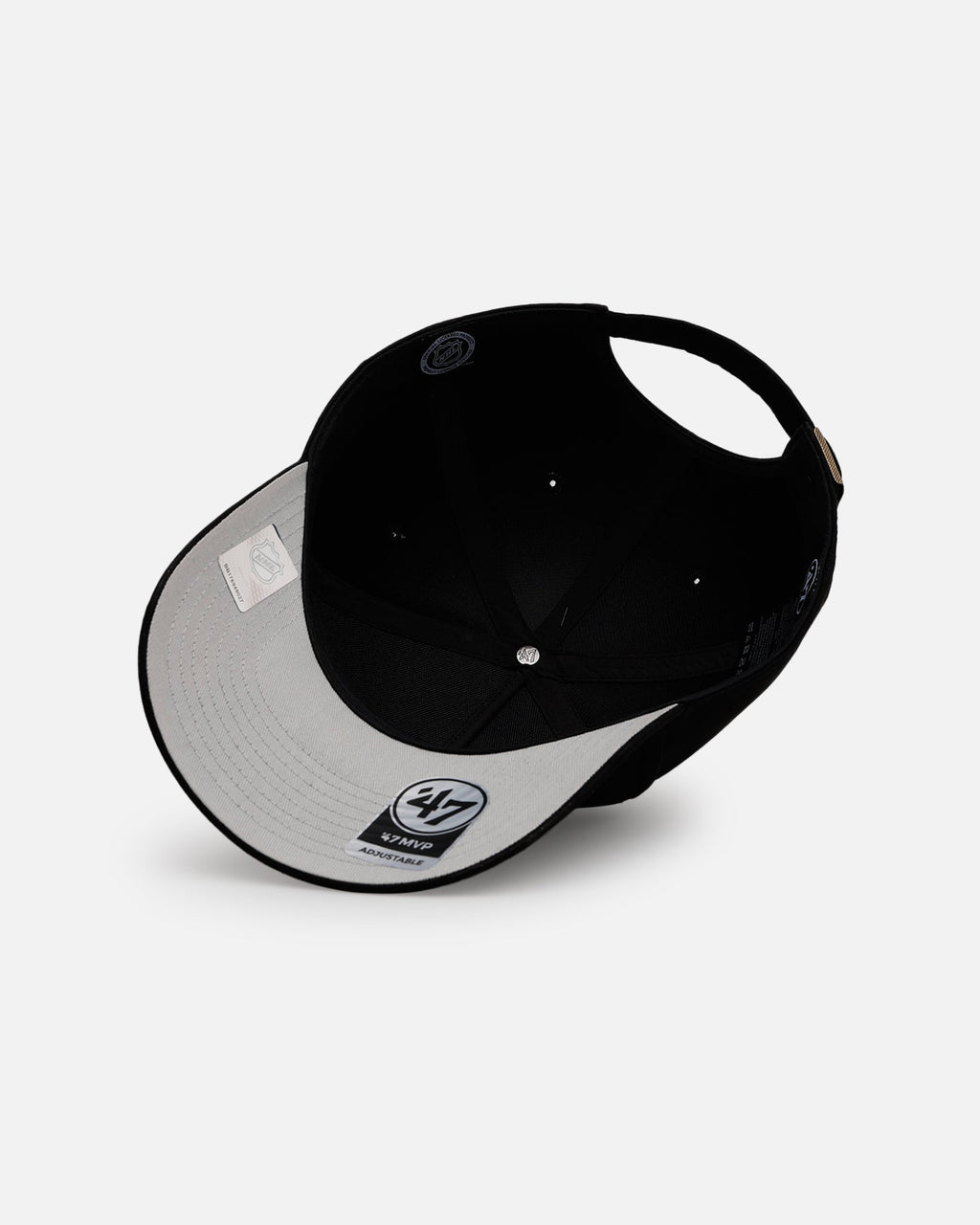 47 Brand Anaheim Ducks 'Ultrasuede' 47 MVP Strapback Black/White