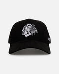 47 Brand Chicago Blackhawks 'Ultrasuede' 47 MVP Strapback Black/White