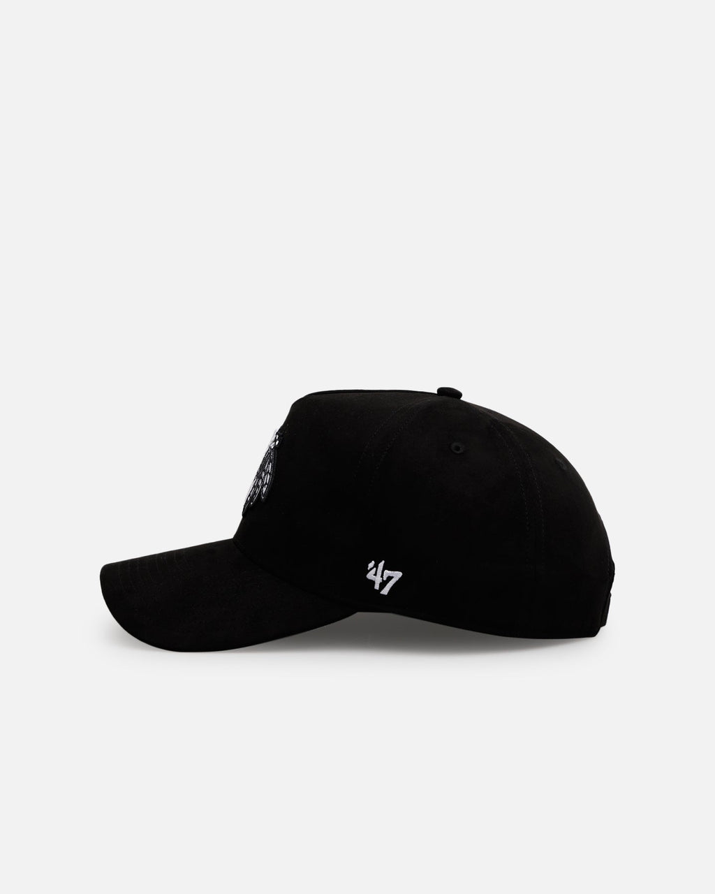 47 Brand Chicago Blackhawks 'Ultrasuede' 47 MVP Strapback Black/White