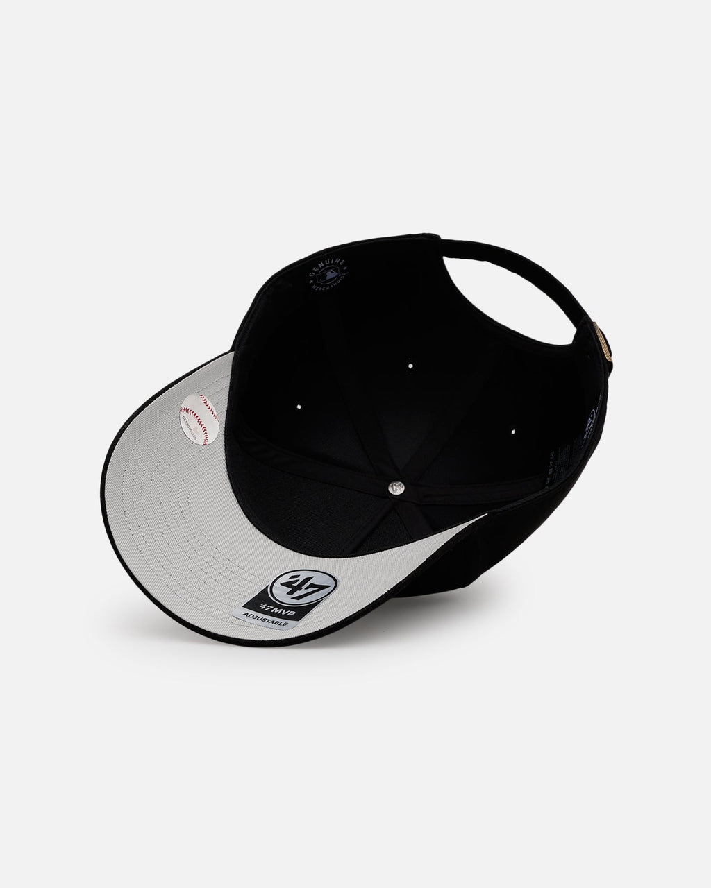 47 Brand New York Yankees 'Ultrasuede' 47 MVP Strapback Black/White