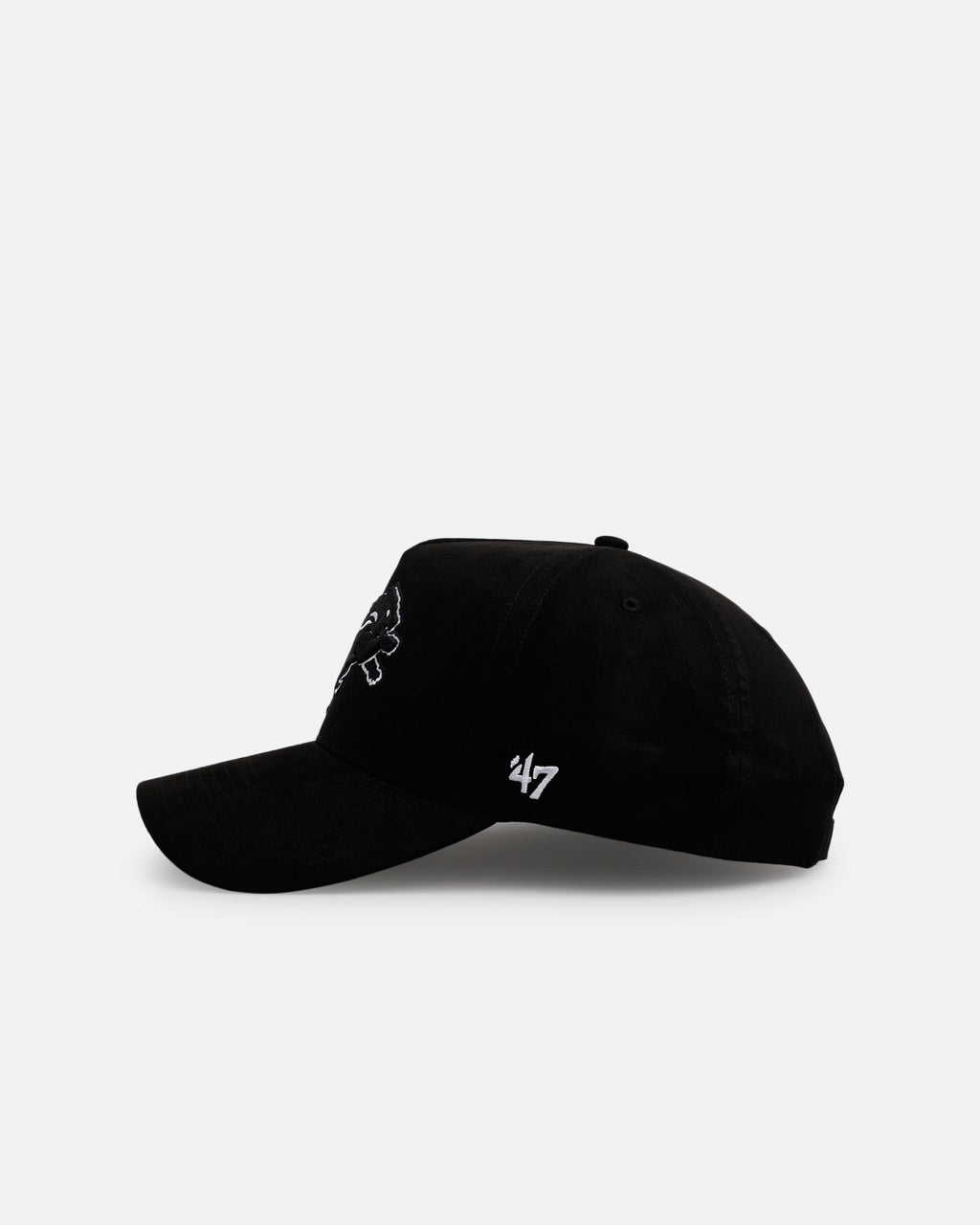 47 Brand Detroit Lions 'Ultrasuede' 47 MVP Strapback Black/White