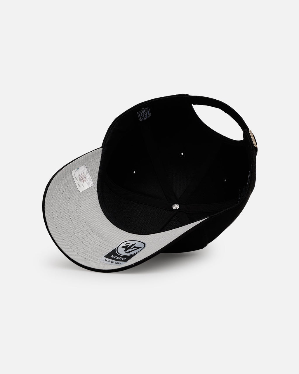47 Brand Detroit Lions 'Ultrasuede' 47 MVP Strapback Black/White