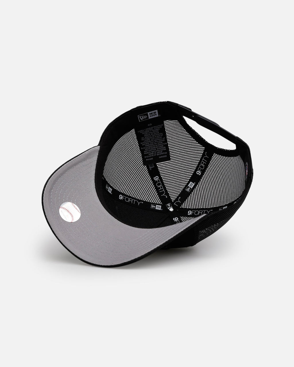 New Era Detroit Tigers 'Distressed' 9FORTY A-Frame Trucker Snapback Black/White