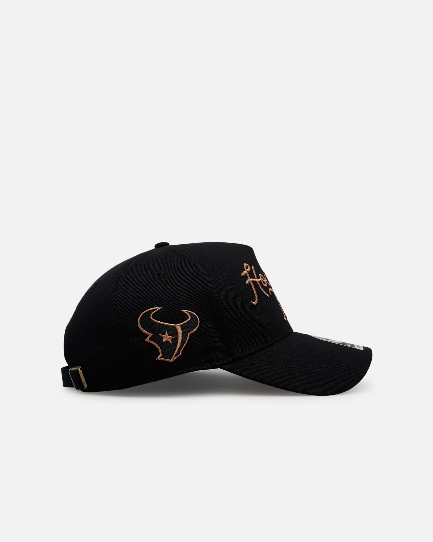 47 Brand Houston Texans 'Round Em Up' '47 Offside Strapback Black