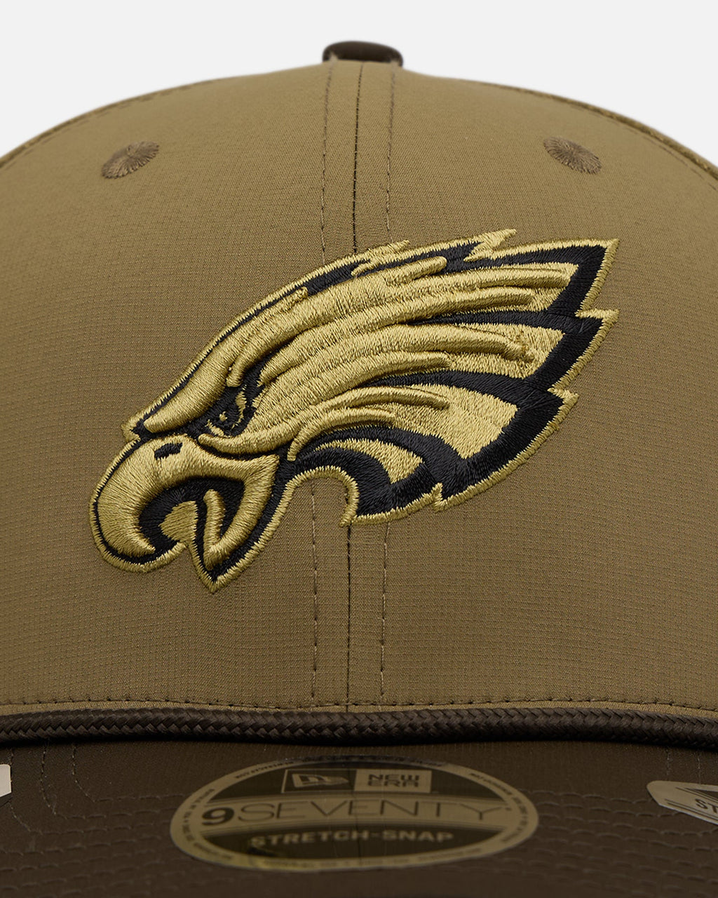 New Era Philadelphia Eagles 'Salute' 9SEVENTY Snapback Olive