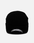 47 Brand Los Angeles Chargers Harbor Cuff Knit Beanie Black