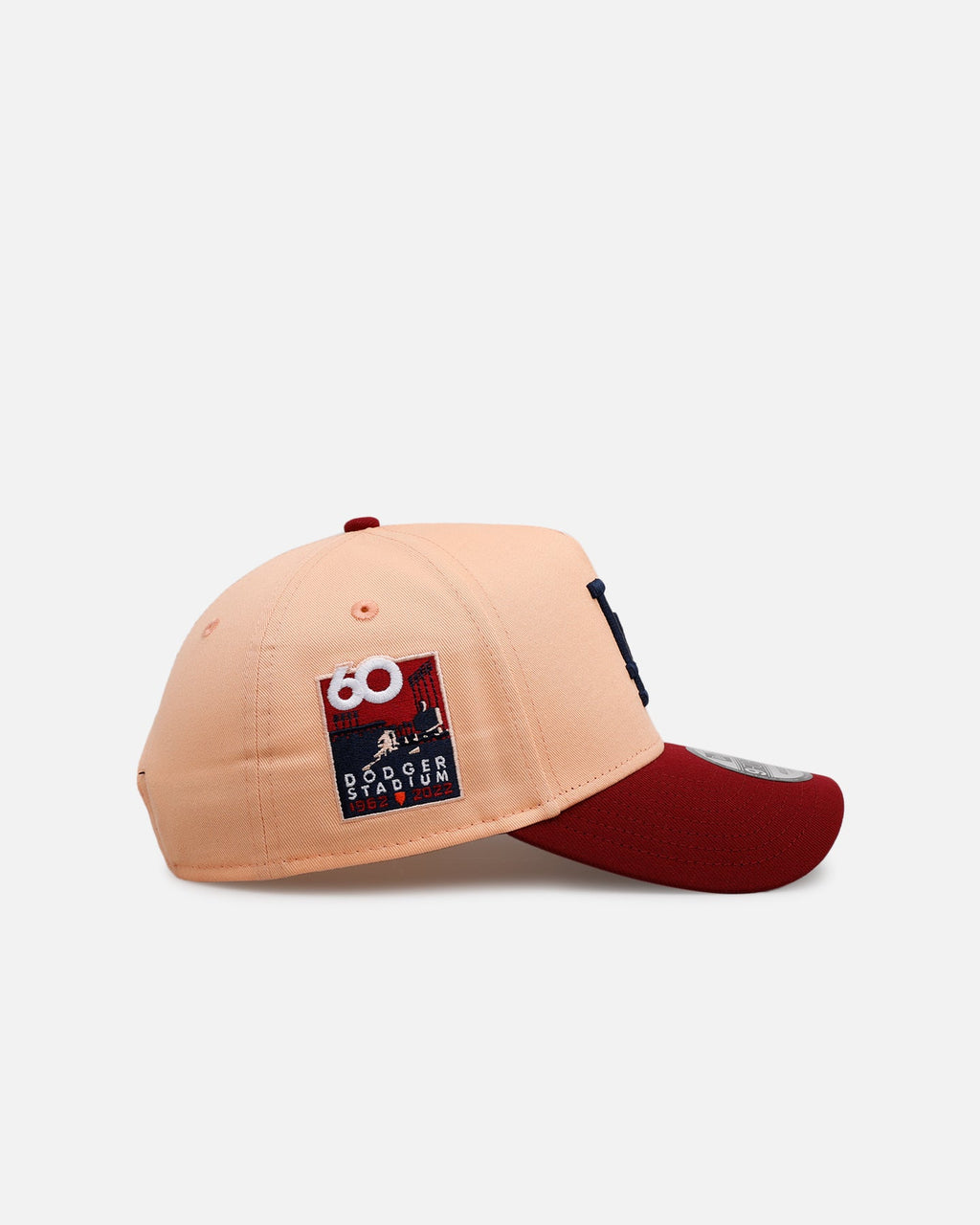 New Era Los Angeles Dodgers 'Volcano' 9FORTY A-Frame Snapback Peach