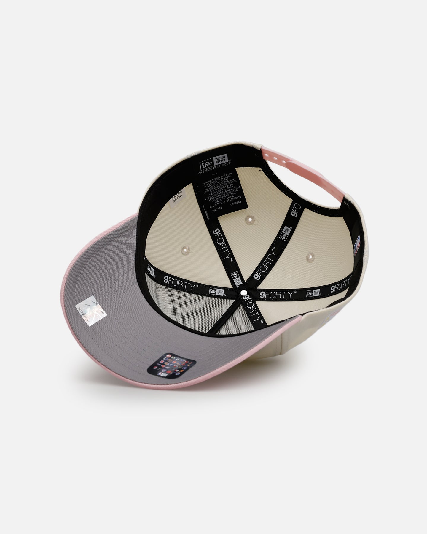 New Era Houston Rockets 'Pink Lemonade' 9FORTY A-Frame Snapback Pink/Yellow