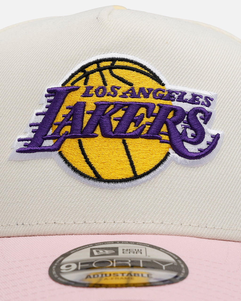 New Era Los Angeles Lakers 'Pink Lemonade' 9FORTY A-Frame Snapback Pink/Yellow