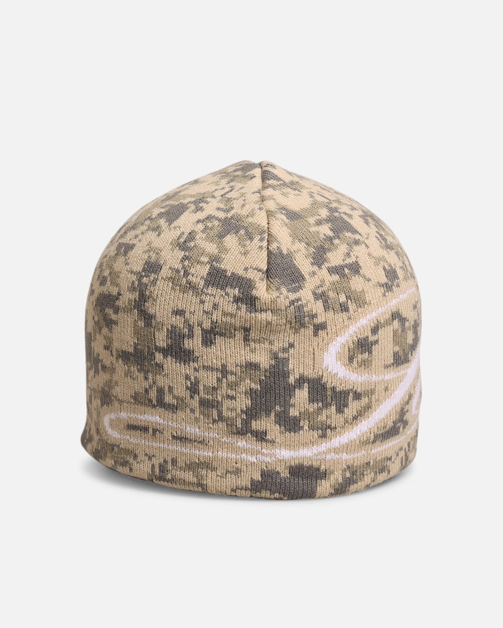 Loiter Skull Knit Beanie Digi Camo