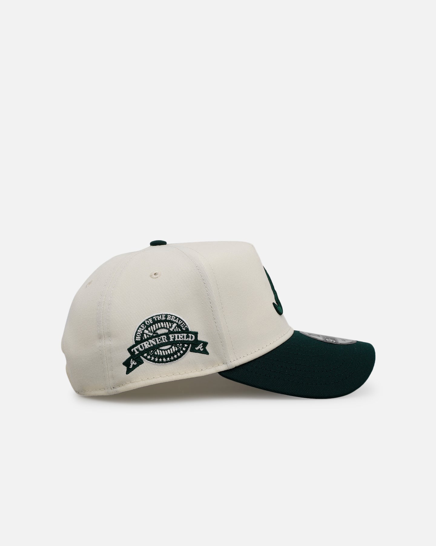 New Era Atlanta Braves 'Evergreen 2.0' 9FORTY A-Frame Snapback Chrome/Dark Green