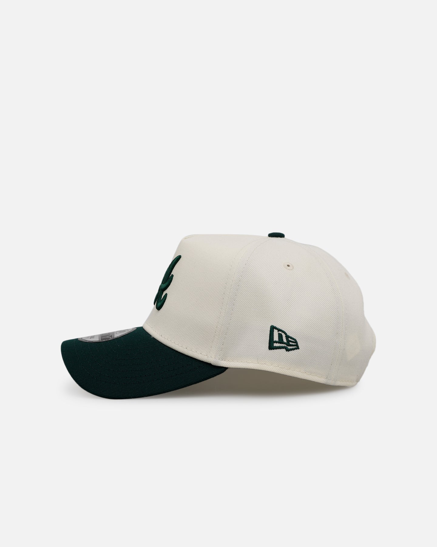 New Era Atlanta Braves 'Evergreen 2.0' 9FORTY A-Frame Snapback Chrome/Dark Green