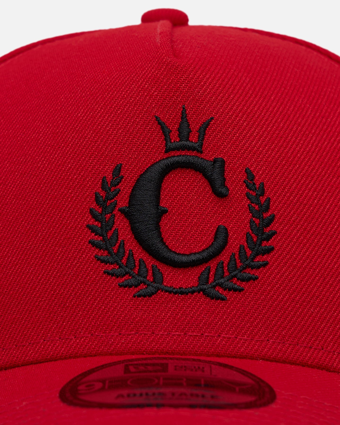 New Era X Culture Kings 9FORTY A-Frame Snapback Red/Black
