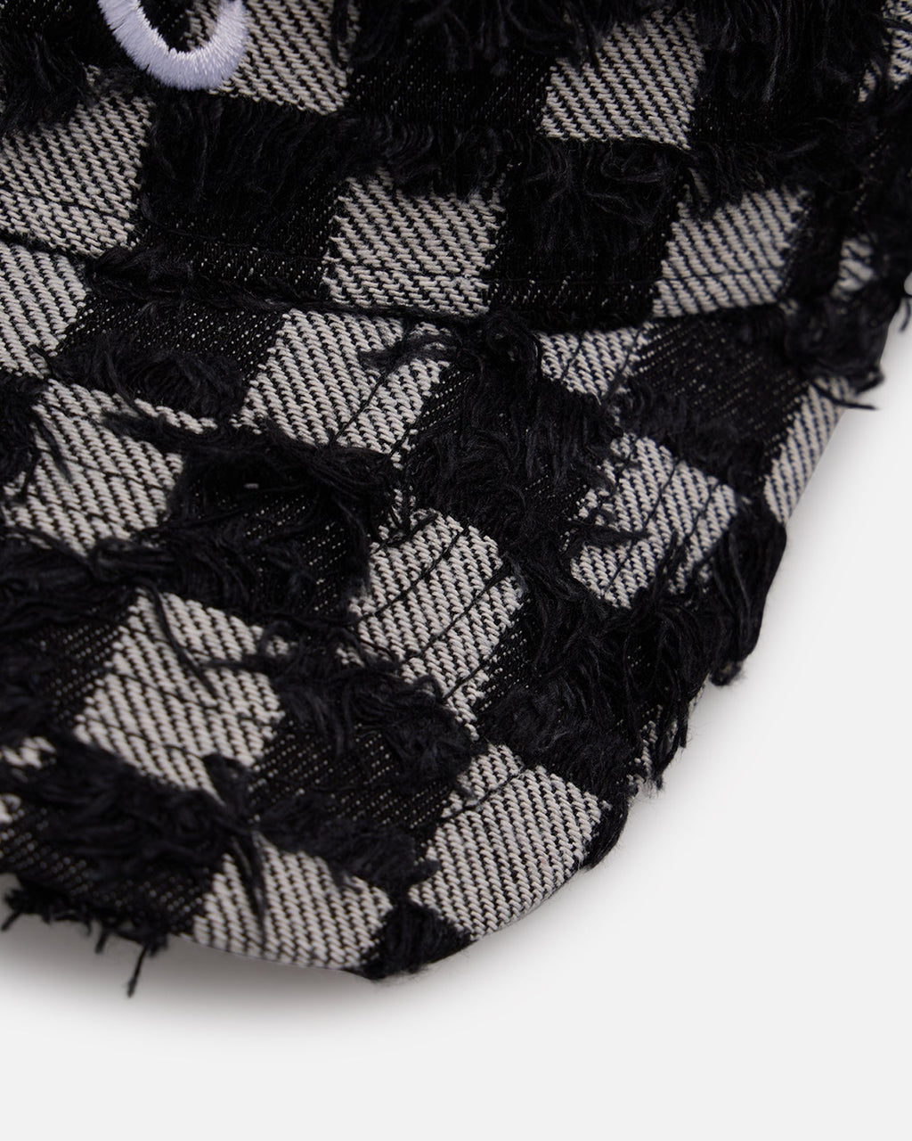 New Era Atlanta Braves 'Frayed Checkerboard' 9FORTY A-Frame Snapback Black/Grey