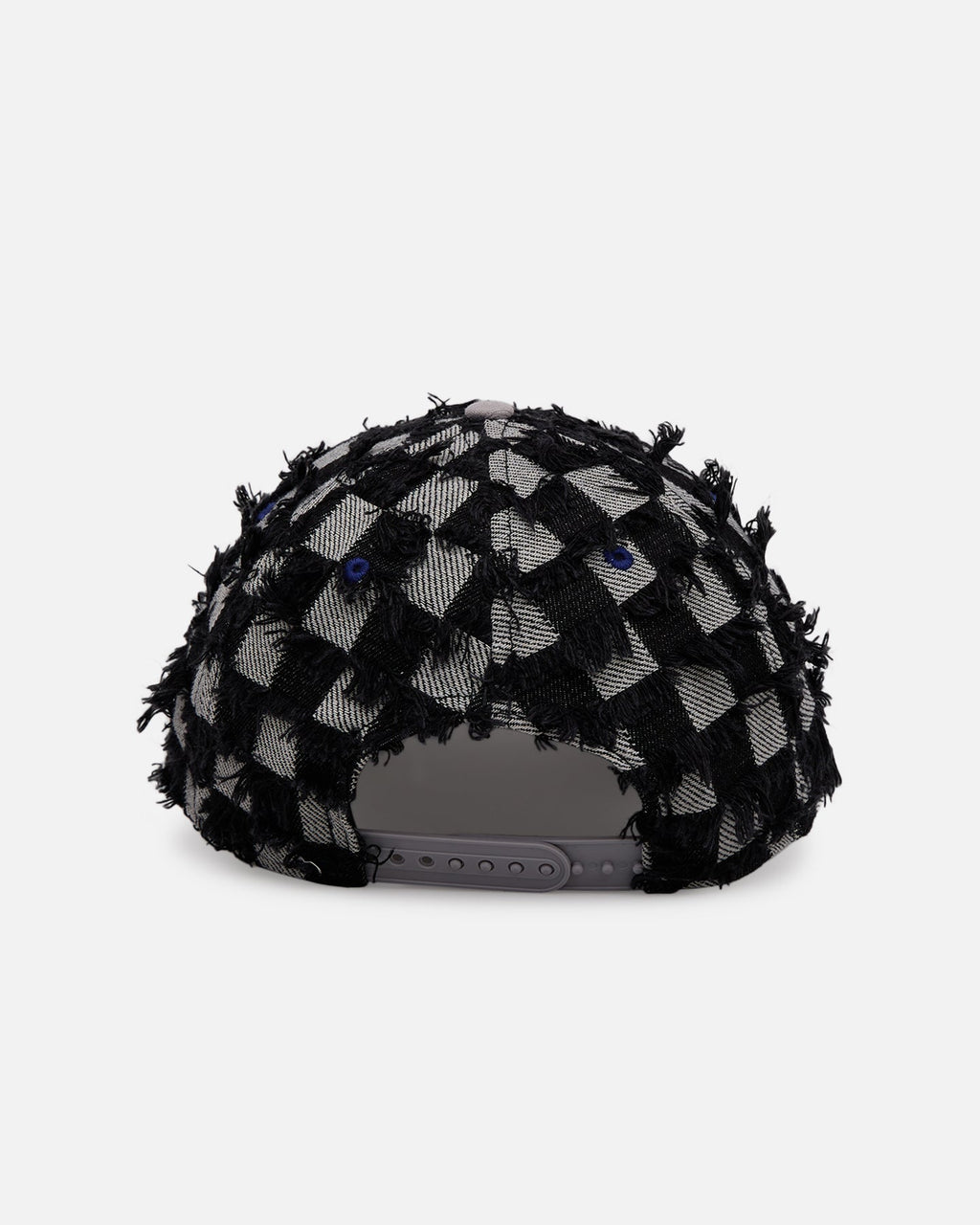 New Era Los Angeles Dodgers 'Frayed Checkerboard' 9FORTY A-Frame Snapback Black/Grey