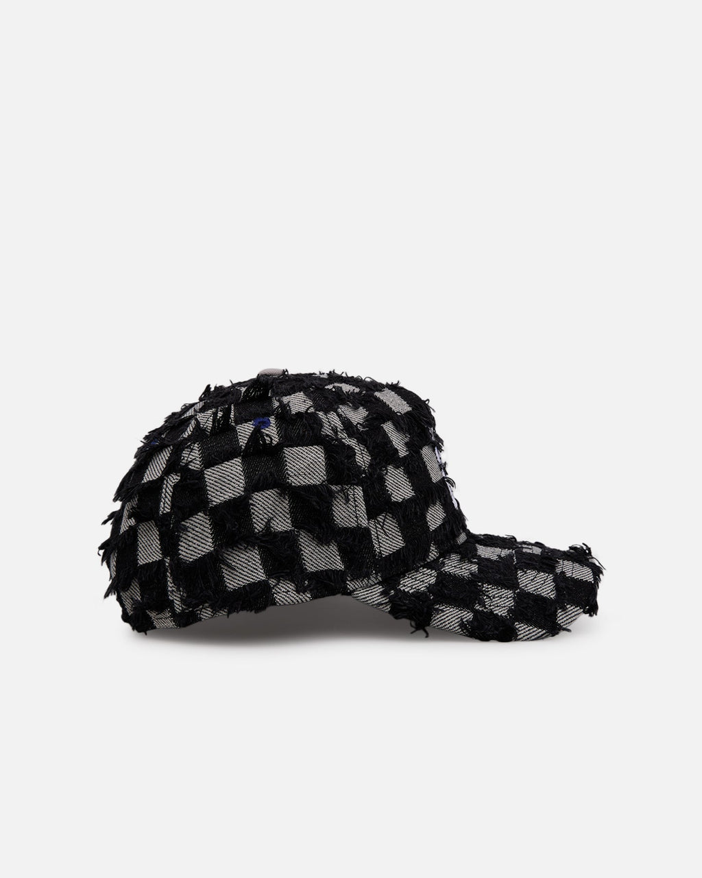 New Era Los Angeles Dodgers 'Frayed Checkerboard' 9FORTY A-Frame Snapback Black/Grey