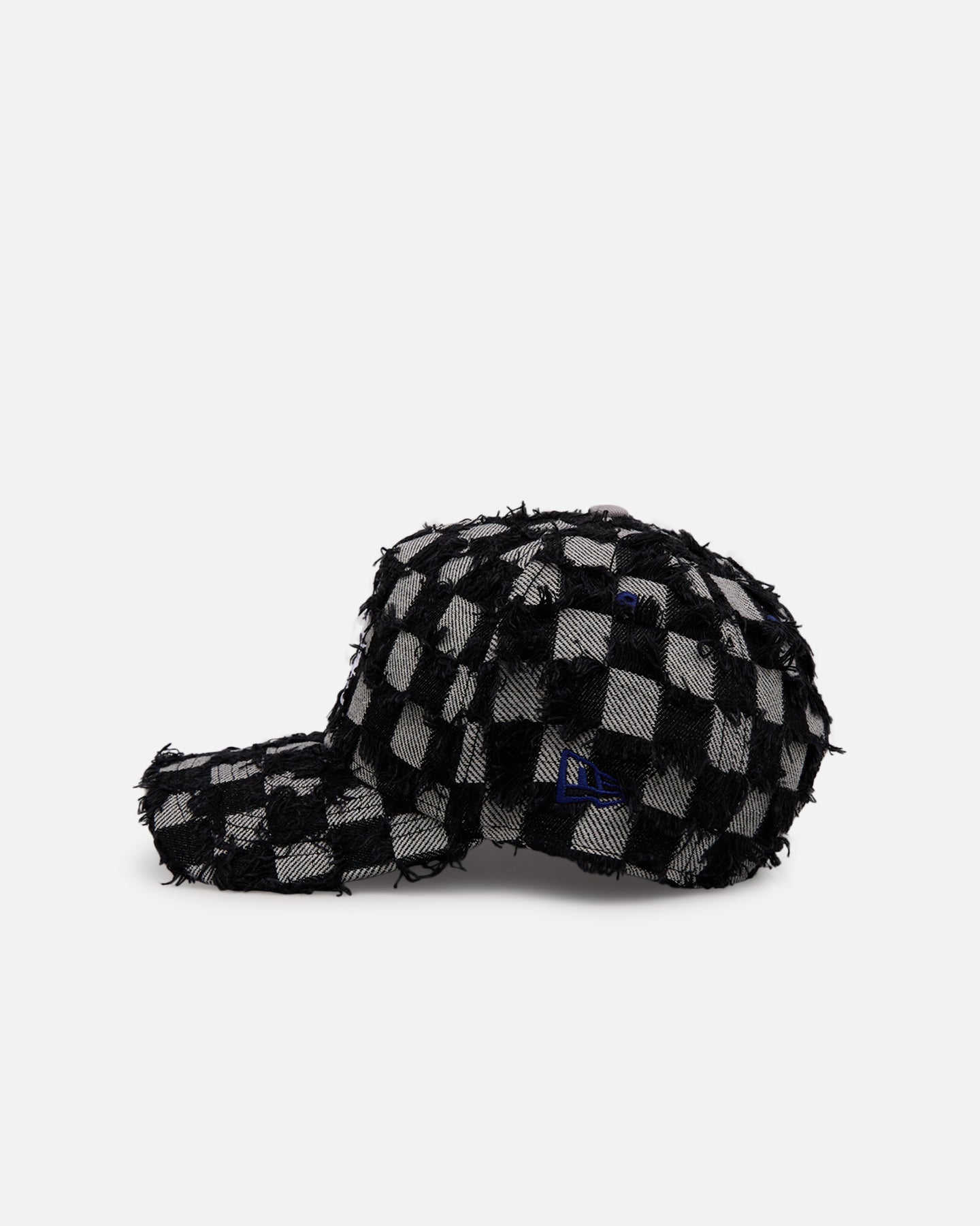 New Era Los Angeles Dodgers 'Frayed Checkerboard' 9FORTY A-Frame Snapback Black/Grey