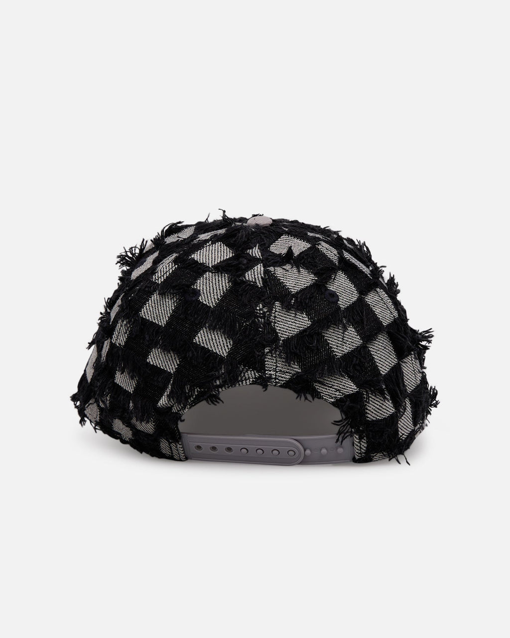 New Era New York Yankees 'Frayed Checkerboard' 9FORTY A-Frame Snapback Black/Grey