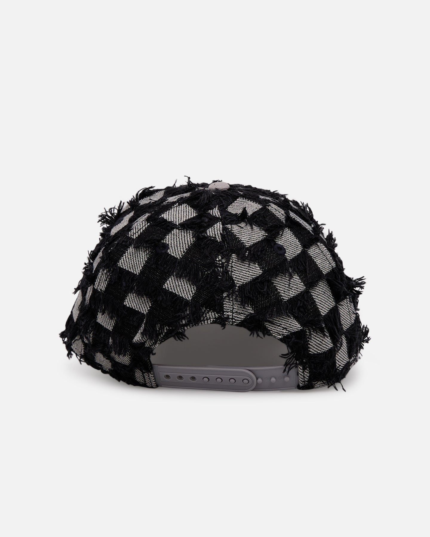 New Era New York Yankees 'Frayed Checkerboard' 9FORTY A-Frame Snapback Black/Grey