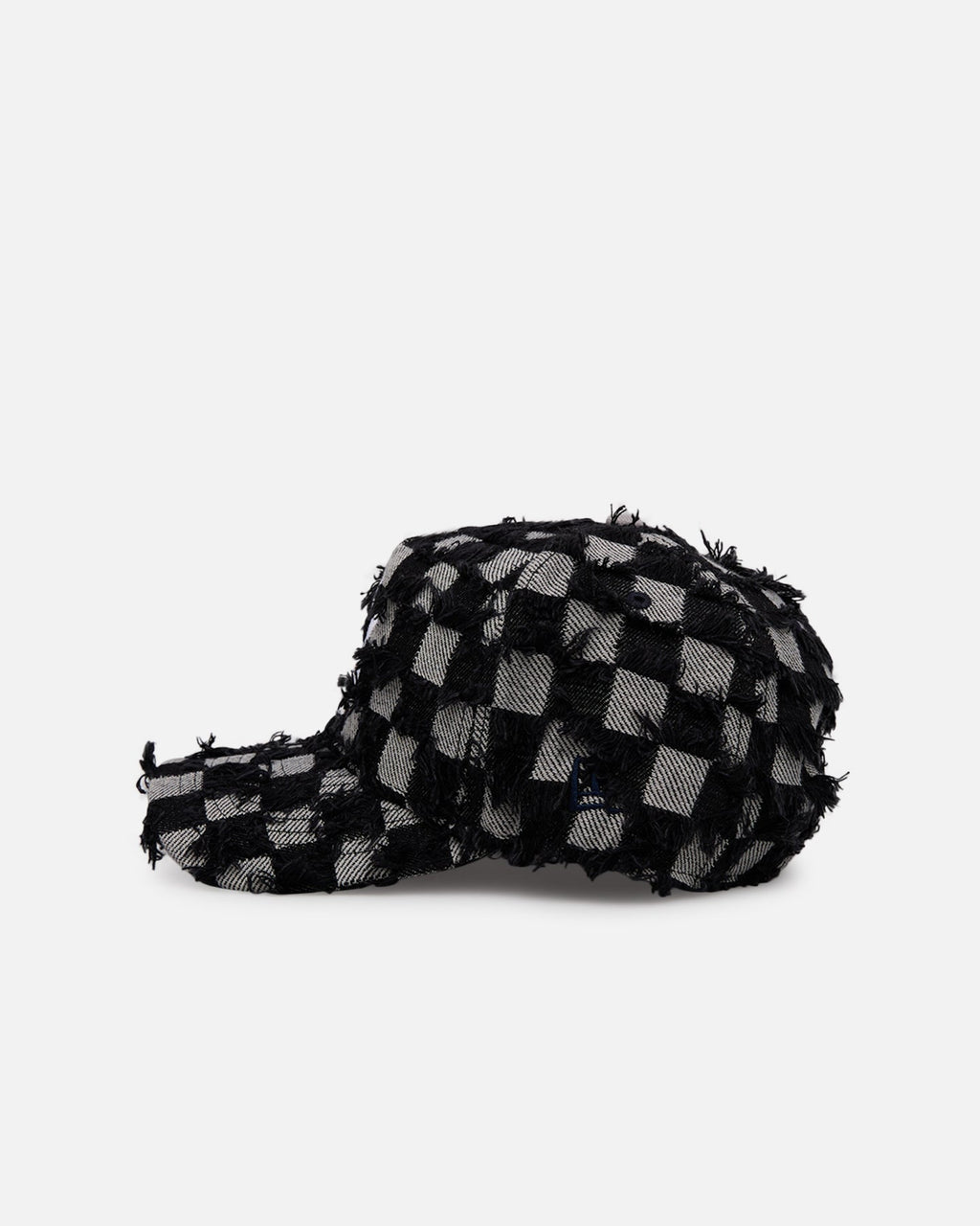 New Era New York Yankees 'Frayed Checkerboard' 9FORTY A-Frame Snapback Black/Grey