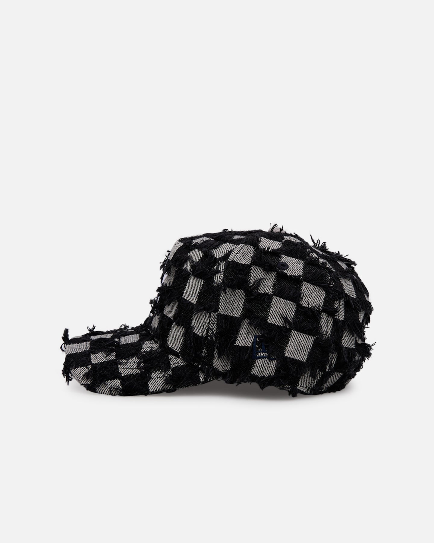 New Era New York Yankees 'Frayed Checkerboard' 9FORTY A-Frame Snapback Black/Grey