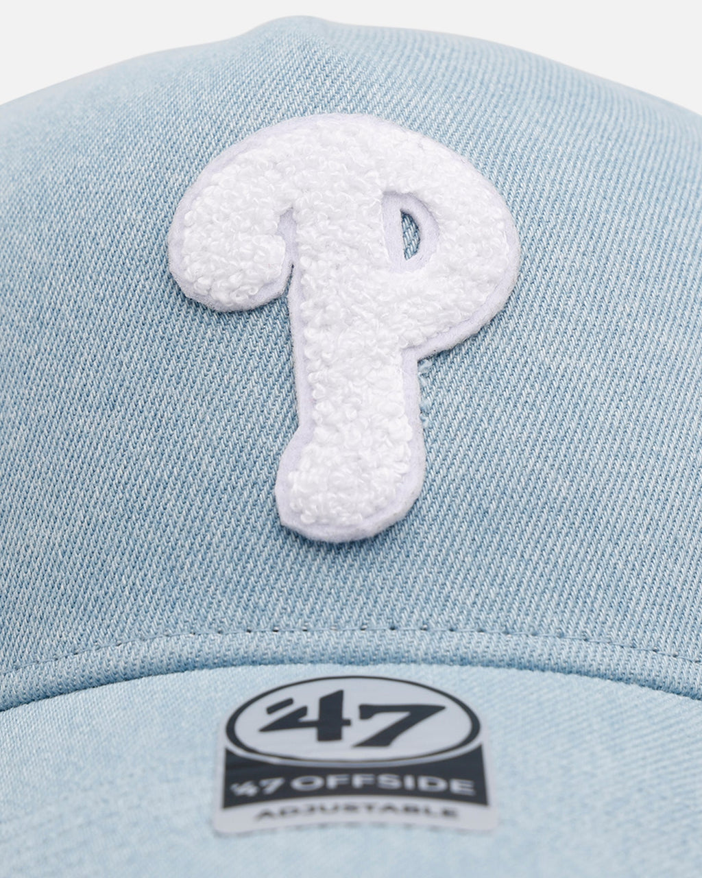 47 Brand Philadelphia Phillies 'Denim Chenille' 47 Offside Snapback Denim