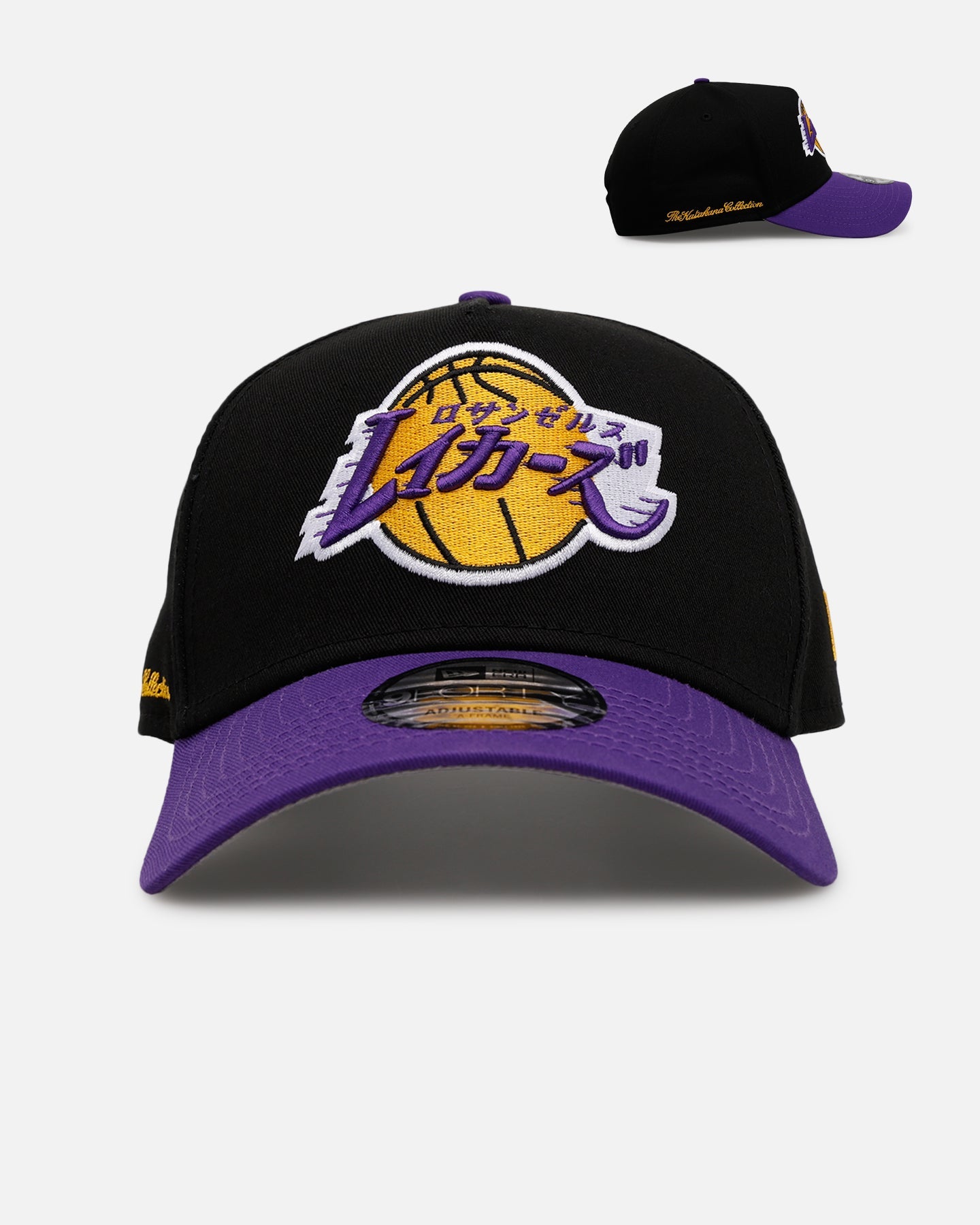 New Era Los Angeles Lakers 'Hyperfly Katakana 2.0' 9FORTY A-Frame Snapback Black/Official Team Color