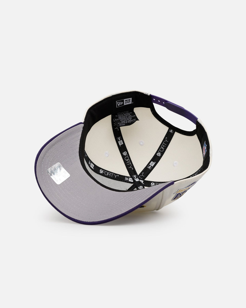 New Era Baltimore Ravens 'Chrome Metallic Wordmark' 9FORTY A-Frame Snapback Chrome