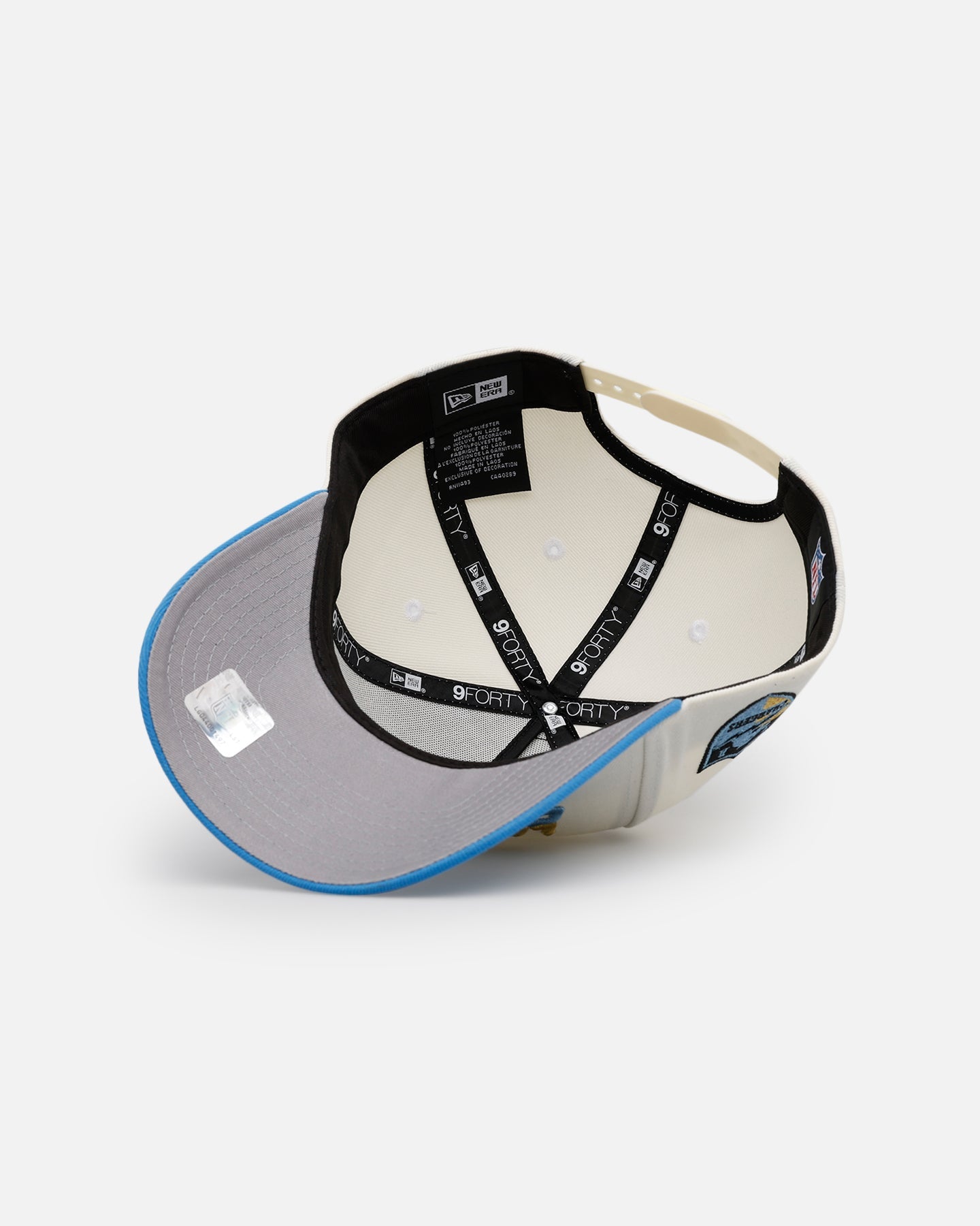 New Era Los Angeles Chargers 'Chrome Metallic Wordmark' 9FORTY A-Frame Snapback Chrome