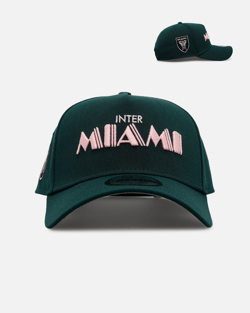 New Era Inter Miami CF 'Evergreen' 9FORTY A-Frame Snapback Dark Green