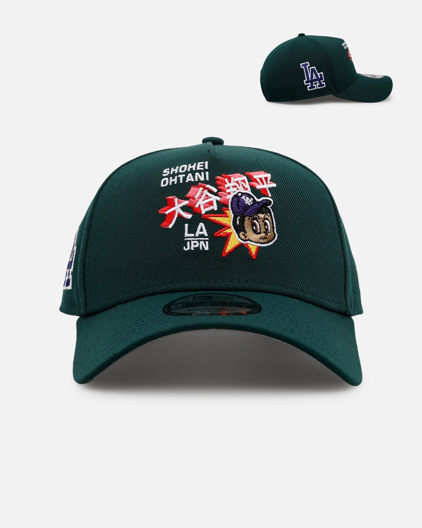New Era Los Angeles Dodgers 'Evergreen' Ohtani 9FORTY A-Frame Snapback Dark Green