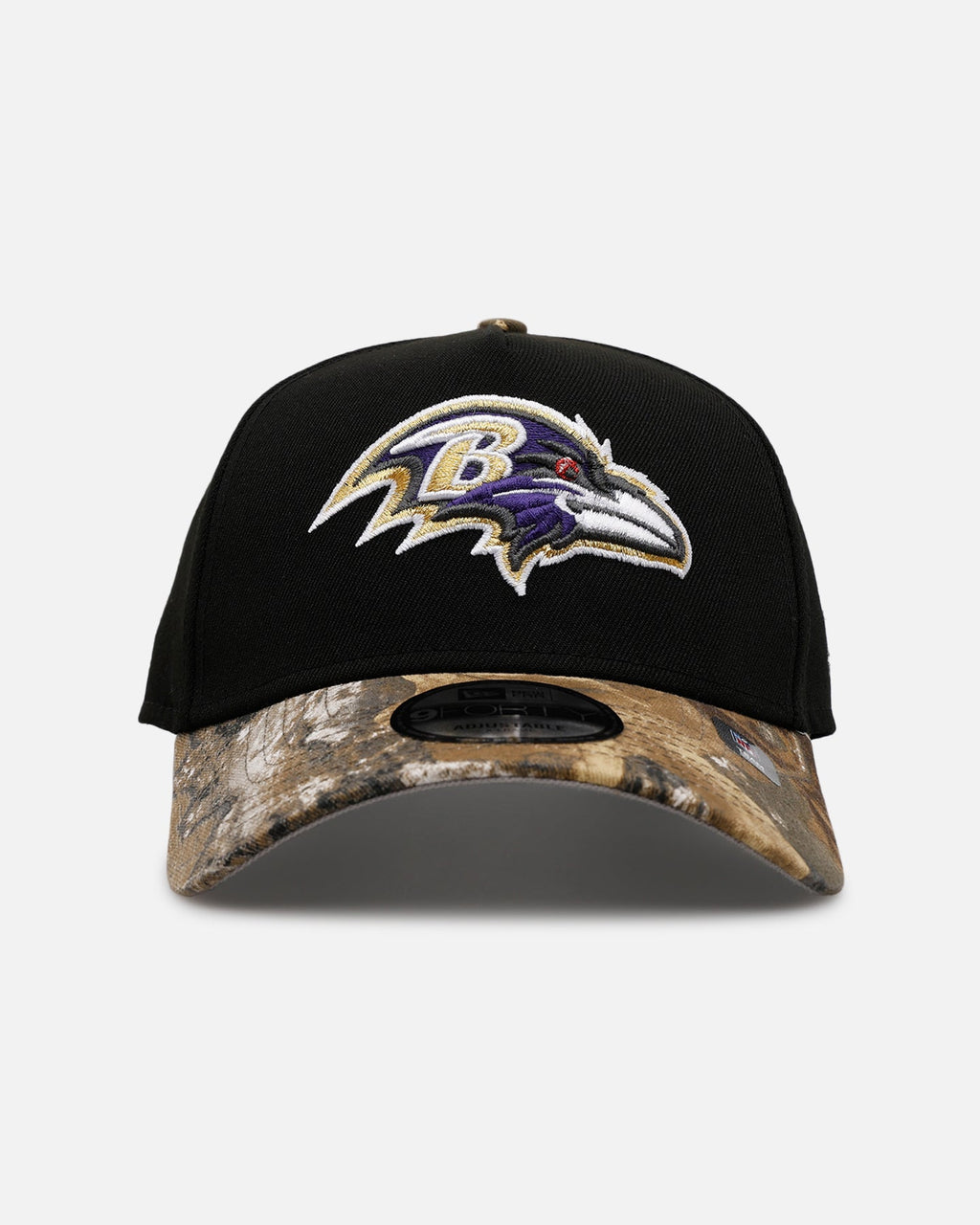 New Era Baltimore Ravens 'Black Crown Realtree Visor' 9FORTY A-Frame Snapback Realtree Edge/Black