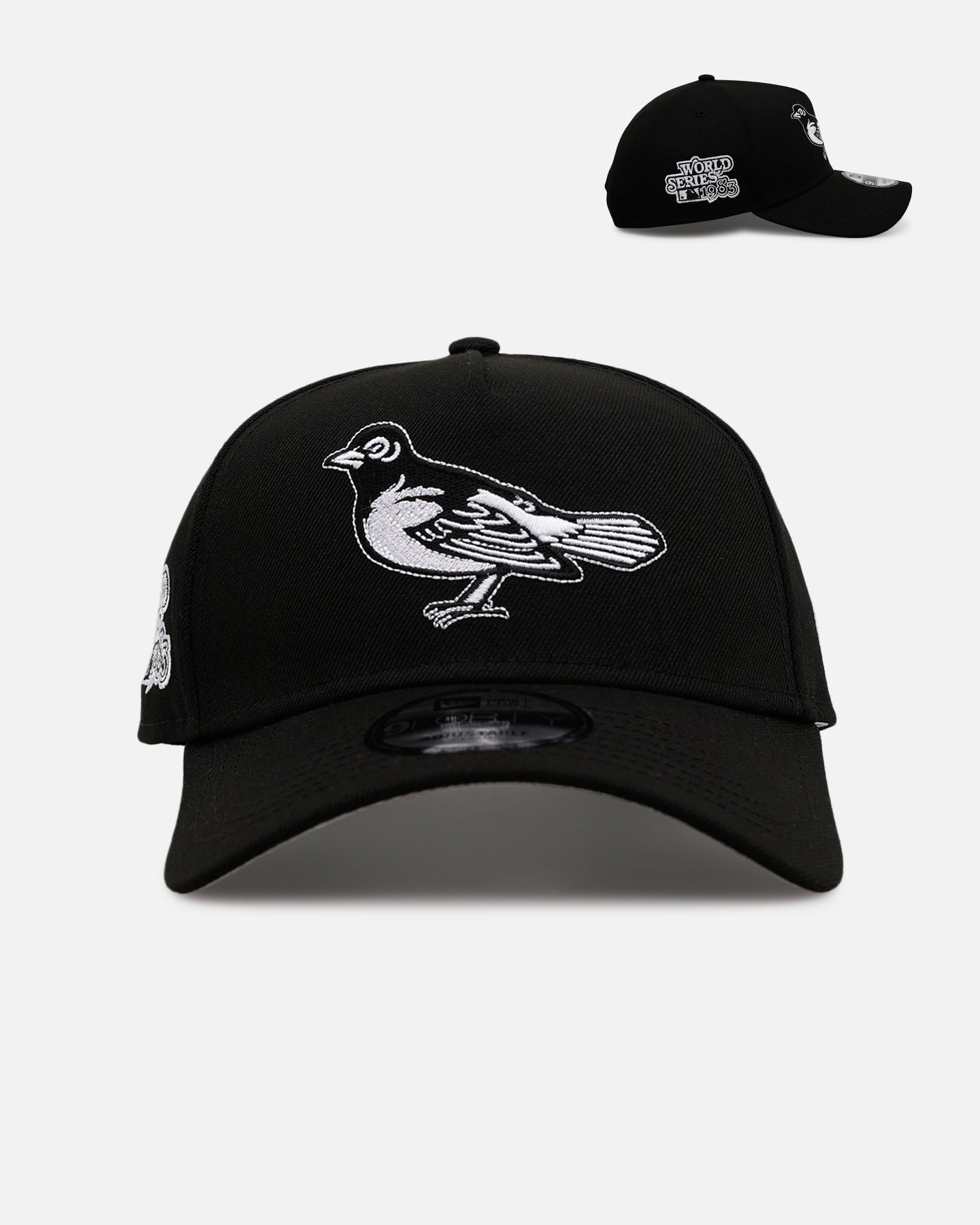 New Era Baltimore Orioles 'Black And White' 9FORTY A-Frame Snapback Black/White