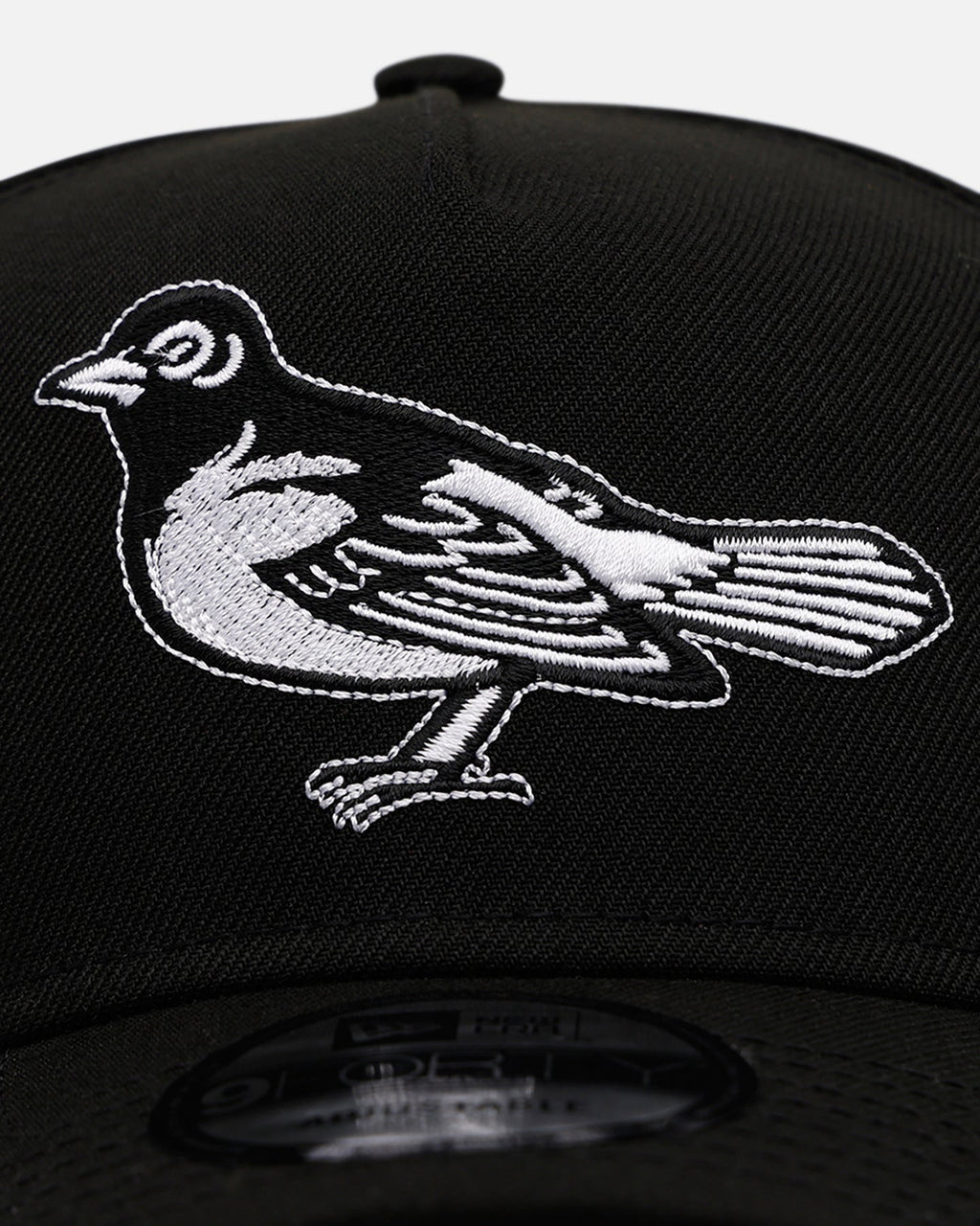 New Era Baltimore Orioles 'Black And White' 9FORTY A-Frame Snapback Black/White