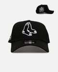 New Era Boston Red Sox 'Black And White' 9FORTY A-Frame Snapback Black/White