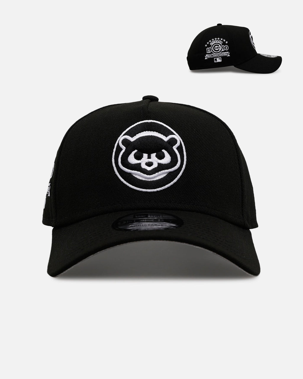 New Era Chicago Cubs 'Black And White' 9FORTY A-Frame Snapback Black/White
